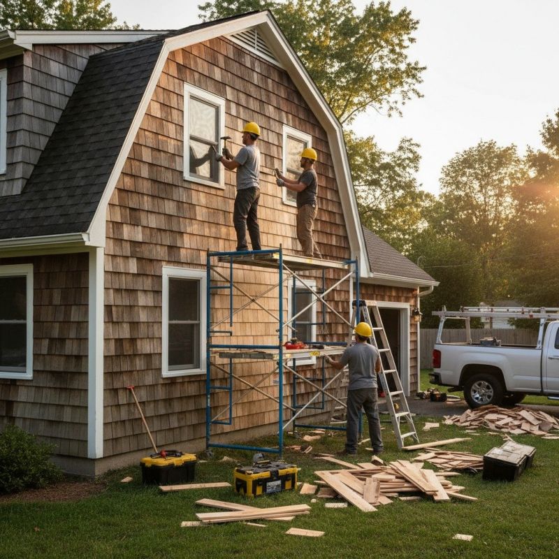 Cedar Shingles Repair detail