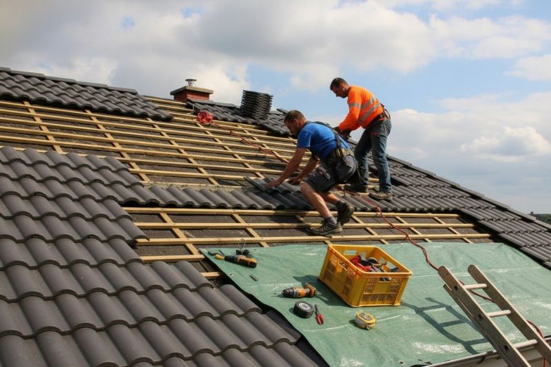Clay Roof Installation detail