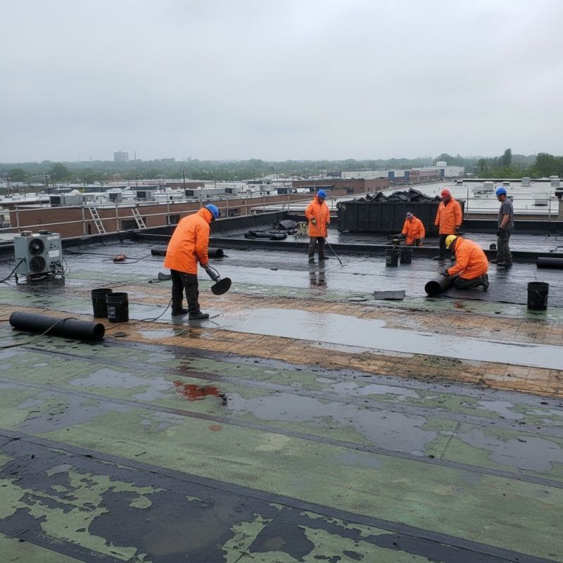 Corrugated Roof Repair detail