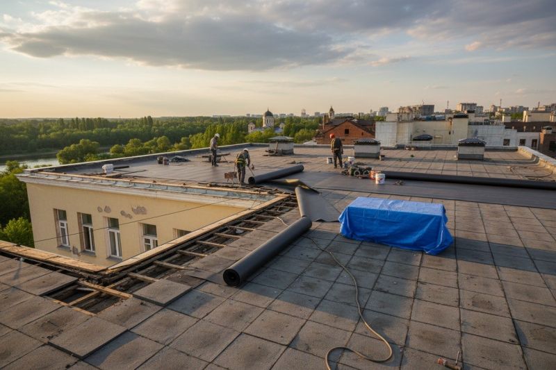 Flat Roof Replacement detail