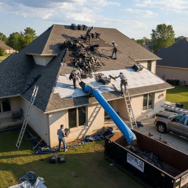 Roof Shingles Replacement detail