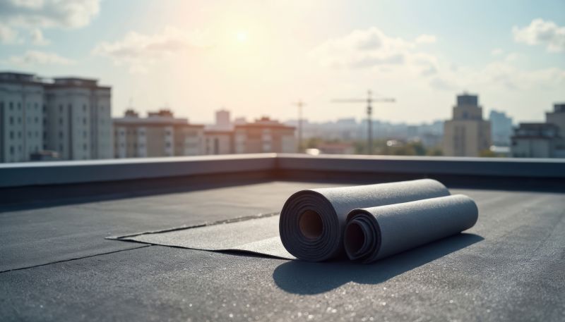 Rubber Roof Repair detail