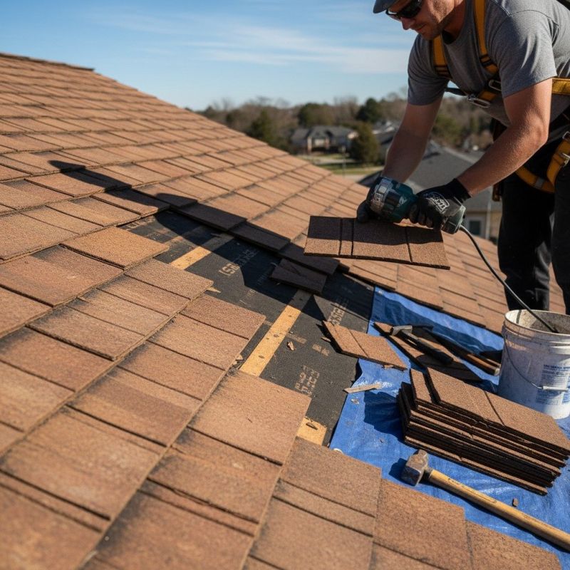 Shake Roof Replacement detail