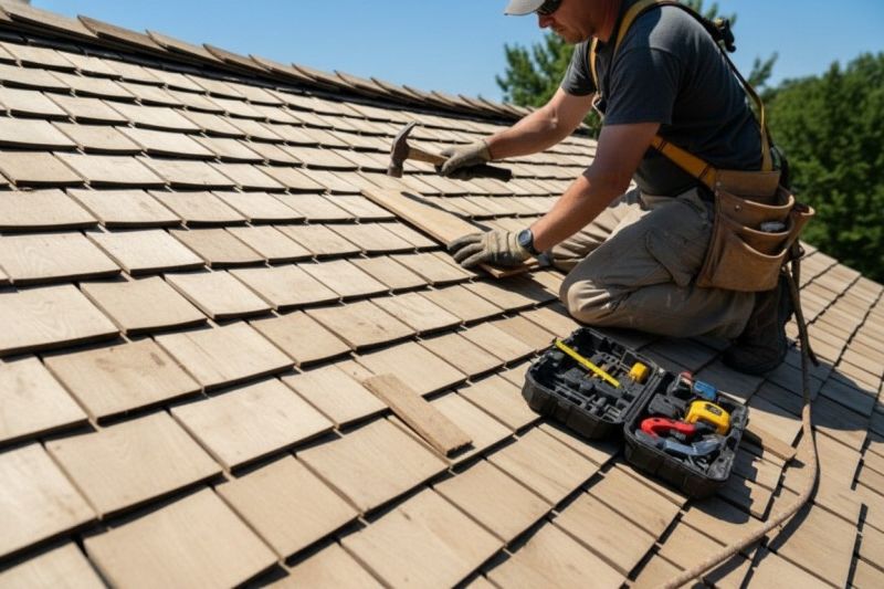Shake Roof Replacement detail