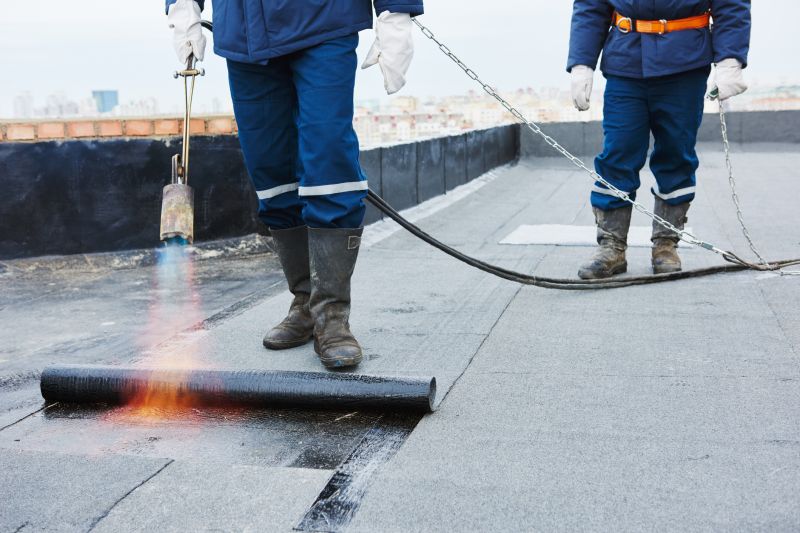 Single Ply Roof Installation detail