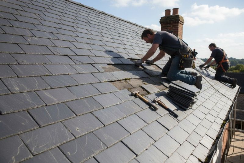 Slate Roof Leak Repair detail