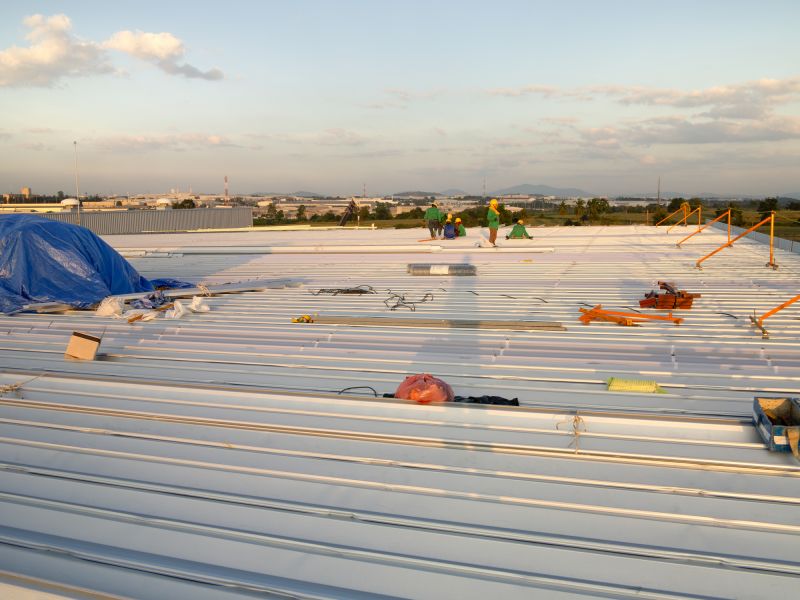 Tin Roof Installation detail