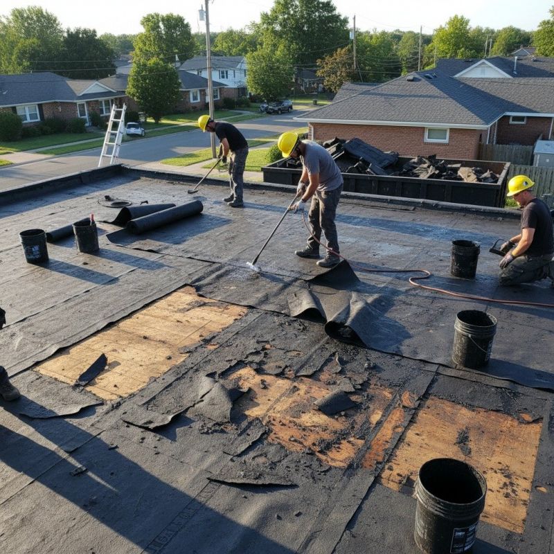 Tin Roof Repair detail